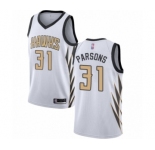 Men's Atlanta Hawks #31 Chandler Parsons Swingman White Basketball Jersey - City Edition