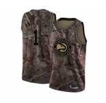 Men's Nike Atlanta Hawks #1 Justin Anderson Swingman Camo Realtree Collection NBA Jersey