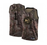 Men's Nike Atlanta Hawks #1 Tracy Mcgrady Swingman Camo Realtree Collection NBA Jersey