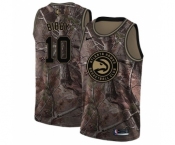 Men's Nike Atlanta Hawks #10 Mike Bibby Swingman Camo Realtree Collection NBA Jersey