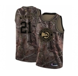 Men's Nike Atlanta Hawks #21 Dominique Wilkins Swingman Camo Realtree Collection NBA Jersey