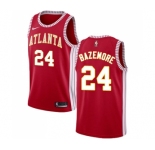 Men's Nike Atlanta Hawks #24 Kent Bazemore Swingman Red NBA Jersey Statement Edition