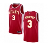 Men's Nike Atlanta Hawks #3 Kevin Huerter Authentic Red NBA Jersey Statement Edition