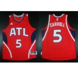 NBA Revolution 30 Atlanta Hawks #5 DeMarre Carroll red Stitched Jerseys