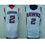 nba atlanta hawks #2 joe johnson white