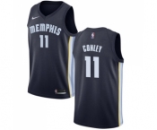 Youth Nike Memphis Grizzlies #11 Mike Conley Swingman Navy Blue Road NBA Jersey - Icon Edition