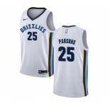 Youth Nike Memphis Grizzlies #25 Chandler Parsons Swingman White NBA Jersey - Association Edition