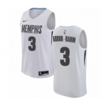 Youth Nike Memphis Grizzlies #3 Shareef Abdur-Rahim Swingman White NBA Jersey - City Edition