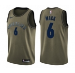 Youth Nike Memphis Grizzlies #6 Shelvin Mack Swingman Green Salute to Service NBA Jersey