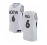 Youth Nike Memphis Grizzlies #6 Shelvin Mack Swingman White NBA Jersey - City Edition