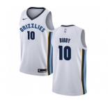 Women's Nike Memphis Grizzlies #10 Mike Bibby Authentic White NBA Jersey - Association Edition
