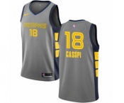 Women's Nike Memphis Grizzlies #18 Omri Casspi Swingman Gray NBA Jersey - City Edition