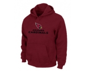 Arizona Cardinals Authentic Logo Pullover Hoodie RED