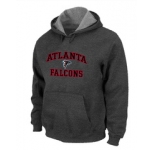 Atlanta Falcons Heart & Soul Pullover Hoodie D.Grey