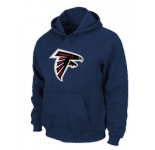 Atlanta Falcons Logo Pullover Hoodie D.Blue
