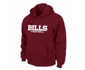Buffalo Bills Authentic font Pullover Hoodie Red