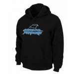 Carolina Panthers Authentic Logo Pullover Hoodie Black