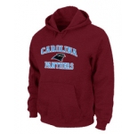 Carolina Panthers Heart & Soul Pullover Hoodie Red