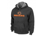 Chicago Bears Sideline Legend Authentic logo Pullover Hoodie D.Grey