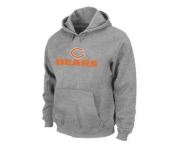 Chicago Bears Sideline Legend Authentic logo Pullover Hoodie Grey