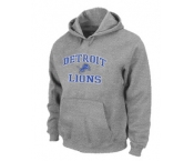 Detroit Lions Heart & Soul Pullover Hoodie Grey