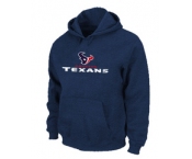Houston Texans Authentic Logo Pullover Hoodie D.Blue