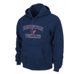 Houston Texans Heart & Soul Pullover Hoodie D.Blue