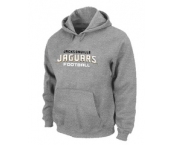 Jacksonville Jaguars Authentic font Pullover Hoodie Grey