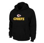 Kansas City Chiefs Authentic Logo Pullover Hoodie Black