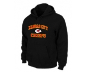 Kansas City Chiefs Heart & Soul Pullover Hoodie Black