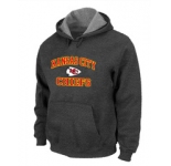 Kansas City Chiefs Heart & Soul Pullover Hoodie D.Grey