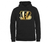 Mens Cincinnati Bengals Pro Line Black Gold Collection Pullover Hoodie