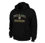 Miami Dolphins Heart & Soul Pullover Hoodie Black