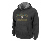 Miami Dolphins Heart & Soul Pullover Hoodie D.Grey