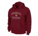 Minnesota Vikings Heart & Soul Pullover Hoodie Red