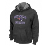 New England Patriots Heart & Soul Pullover Hoodie D.Grey