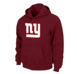 New York Giants Authentic Logo Pullover Hoodie RED