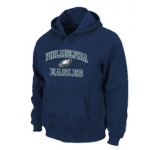 Philadelphia Eagles Heart & Soul Pullover Hoodie D.Blue
