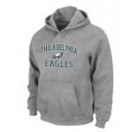 Philadelphia Eagles Heart & Soul Pullover Hoodie Grey