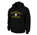 Pittsburgh Steelers Heart & Soul Pullover Hoodie Black