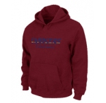 San Diego Charger Authentic font Pullover Hoodie Red