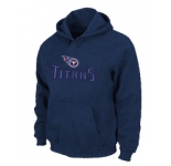 Tennessee Titans Authentic Logo Pullover Hoodie D.Blue
