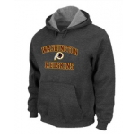 Washington Red Skins Heart & Soul Pullover Hoodie D.Grey