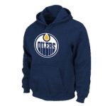 NHL Edmonton Oilers Big & Tall Logo Pullover Hoodie D.Blue