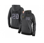 NFL Women's Nike New Orleans Saints #20 Marshon Lattimore Stitched Black Anthracite Salute to Service Player Performance Hoodie