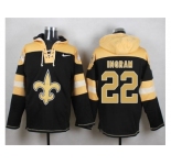 Nike New Orleans Saints #22 Mark Ingram Black Player Pullover Hoodie