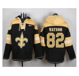 Nike New Orleans Saints #82 Benjamin Watson Black Player Pullover Hoodie