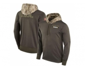 Youth New Orleans Saints Nike Olive Salute to Service Sideline Therma Pullover Hoodie