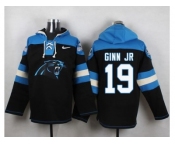 Nike Carolina Panthers #19 Ted Ginn Jr Black Player Pullover NFL Hoodie