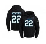 Nike Carolina Panthers #22 Christian McCaffrey Black Name & Number Pullover NFL Hoodie